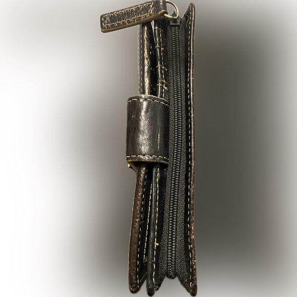 Black leather wallet - Picture 3 of 3